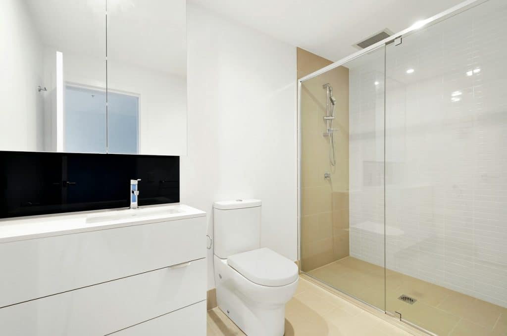 newly remodeled bathroom